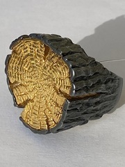 Древо (кольцо из серебра)