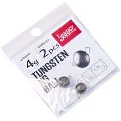 Джиг головки TUNGSTEN JIG BALL, 4г, 2шт., арт. LJTB-004