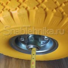 Колесо литое,  вспененный полиуретан 250 мм, со стальным  диском  PV1804, симметричное