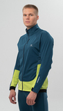 Элитный утеплённый лыжный костюм Nordski Race Dark Jeans / Lime мужской
