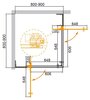 Cezares SLIDER-A-2-70/80-BR-GM SLIDER-A-2-70/80-BR-GM Душевой уголок