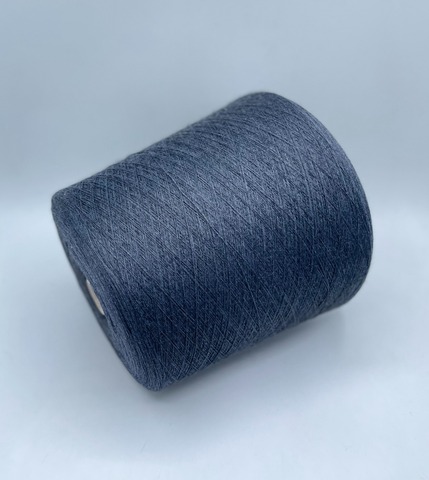 Folco (пр.Италия). 2/28 1400м/100гр, 50% меринос, 50% акрил, цвет-Графит,меланж с голубым подтоном (516/763), арт.34162