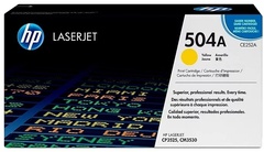 Картриджи HP CE252A желтый