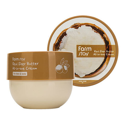 FarmStay Real Sher All-in-One Cream - Крем многофункциональный с маслом ши для лица и тела