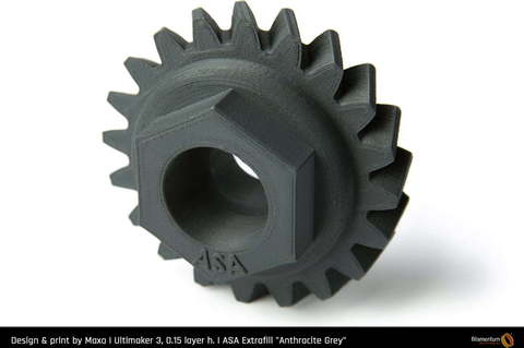 Пластик для 3D-принтера Fillamentum ASA Extrafill - Anthracite Grey