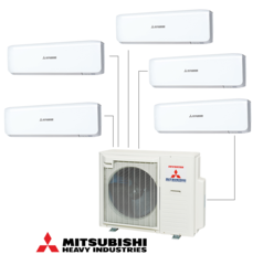 Мульти сплит система на 5 комнат Mitsubishi Heavy Industries SCM Multi