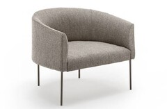 Кресло Era LIVING DIVANI сталь/ткань 800х720х710h