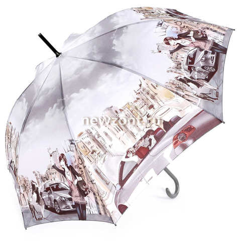 Зонт-трость женский Lamberti городские улицы, полуавтомат