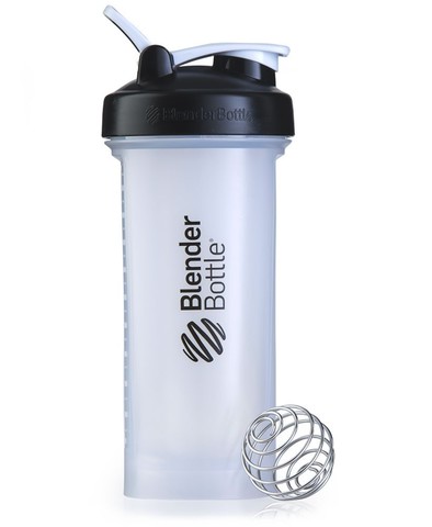 Картинка шейкер Blender Bottle Pro45 1330 прозрачный/черный - 1