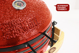 Керамический гриль-барбекю 24 дюйма CFG (красный) (61 см) фото №4