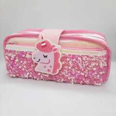 Penal \ Пенал \ Pencil bag Unicorn pink