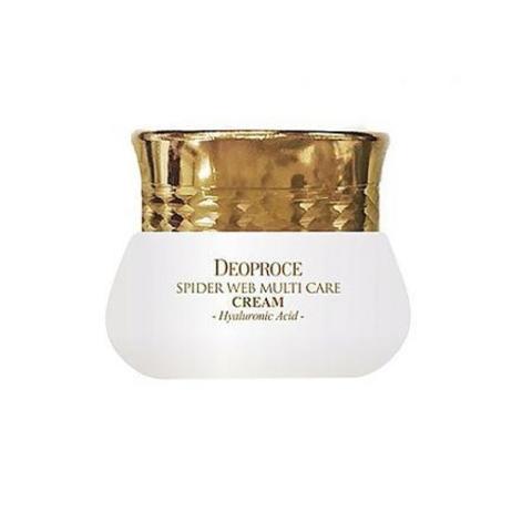 Deoproce Spider Web Multi-Care Cream омолаживающий крем для лица с протеинами паутины