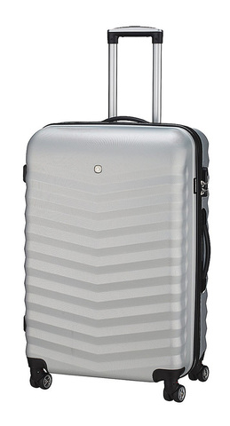 Чемодан Wenger Fribourg, серебристый, 37x23x54 см, 35 л