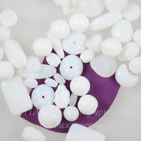 Бусины Preciosa микс 21 "White"