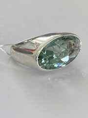 Аквамарин 266 (кольцо из серебра)