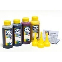 Комплект пигментных чернил OCP для HP Officejet Pro 8100, 8600, 6700, 6100, 6600, 7110, 7610, 251DW, 276DW для картриджей HP 932/933/933XL, 950/950XL, комплект 4*100 мл (OCP BKP 280, C 280, M 280, Y 280)