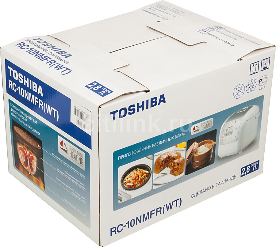 Мультиварка Toshiba RCNMFR (WT): описание | ТехноСити