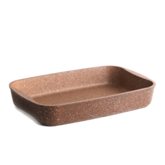 Противень утолщенный 365*260*55 Коричневый гранит