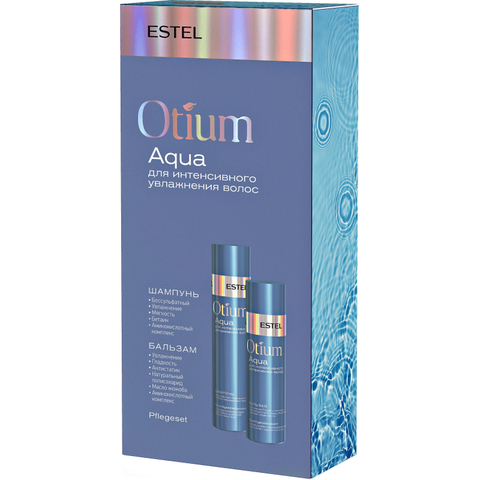 Набор OTIUM AQUA для интенсив увлажнения волос шамп 250 бальз 200 OTM.201