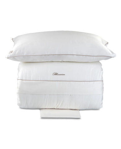 Постельное белье 2 спальное евро Blumarine C.Profilo Blu 11 butter сливочное