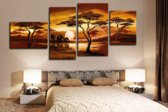 Модульная картина "Три слона"