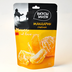 Мандарин сушеный  Вкусы мира  80 гр