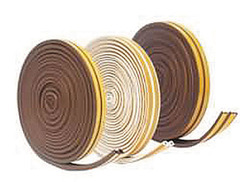 50-3-211 Уплотнительная лента самоклеящаяся вспененный EPDM каучук, D-профиль, коричневая, 9x6мм, 10м (РемоКолор)