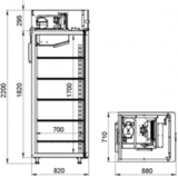 фото 4 Шкаф холодильный Аркто R0.7-S на profcook.ru