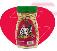 Little King лакомство для грызунов плющеный горох 230 гр