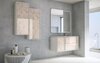 Cezares 50214 Раковина из искусственного мрамора, чаша справа 50214 Bianco opaco, 106x46x1,6