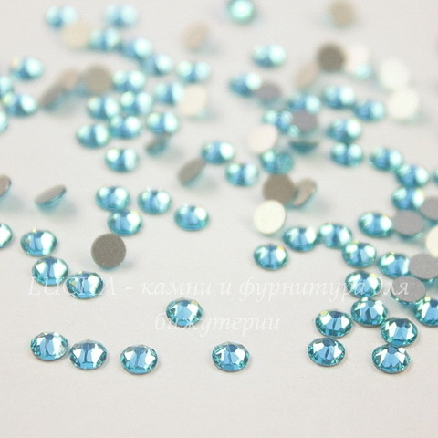 2088 Стразы Сваровски холодной фиксации Light Turquoise ss 12 (3,0-3,2 мм), 10 штук