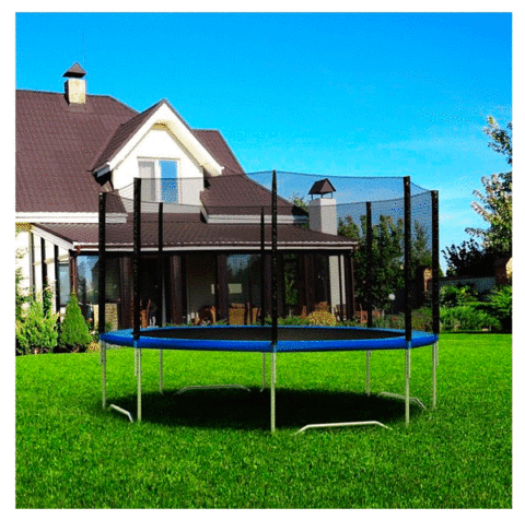 Батут Diamond Fitness External 12ft (366 см) с сеткой и лестницей