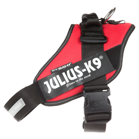 JULIUS-K9 шлейка для собак IDC-Powerharness, красный (58-76 см)