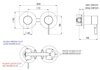Remer Metrica MC93ZPRP Смеситель для душа, медь брашированная