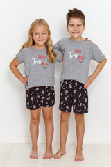 Пижама для девочек с шортами TARO 2894/2895/2896 RELAX