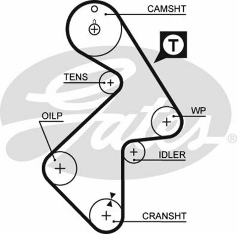 Ремень ГРМ GATES   5202XS (T199)