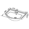 Aquanet 212754 Тумба с раковиной Aquanet Доминика 60 белый (212754)