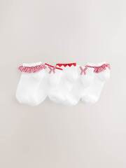 Носки хлопковые для девочки Next AU2-581, 5 шт., Белый