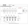 Remer Chrono CH98D4PRP Смеситель для душа, медь брашированная