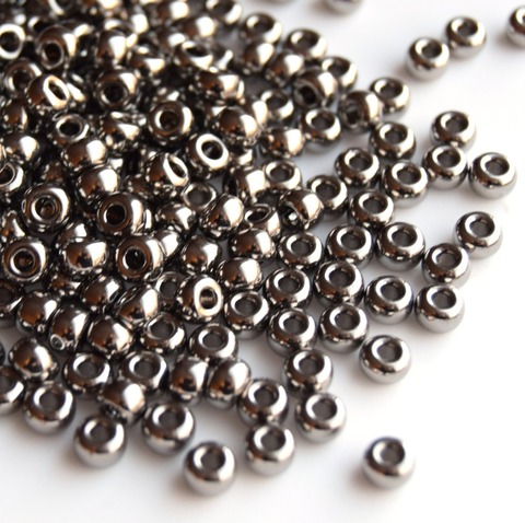 RR-0190 Бисер круглый Миюки 11/0 /Miyuki round 11/0 Nickel Plated