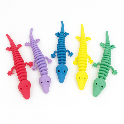 Антистресс Тянучка Крокодил 22см, микс видов, в уп 50шт. цена за шт.