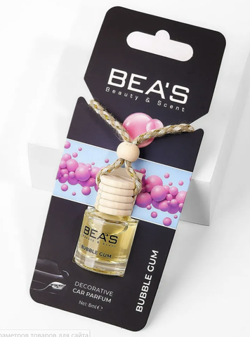 Ароматизатор в машину Bubble Gum 8ml BEA'S Decorative Car Parfum