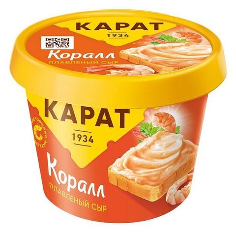 Сыр плавленый Карат Дружба 55% пл/ст 230г, шт