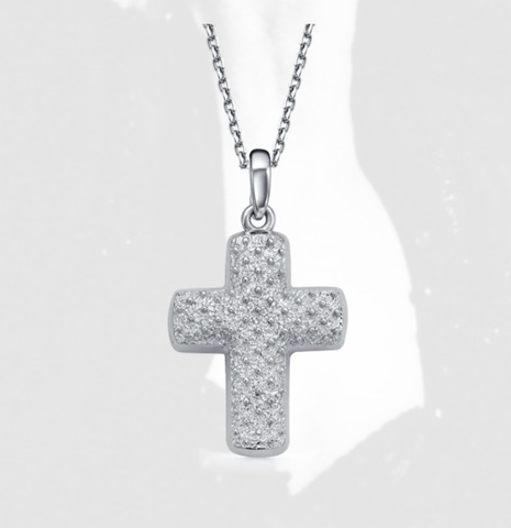 кулон крест petit marie