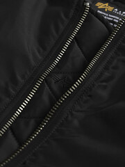 Бомбер Alpha Industries MA-1 Oxford Logo Black (Черный)