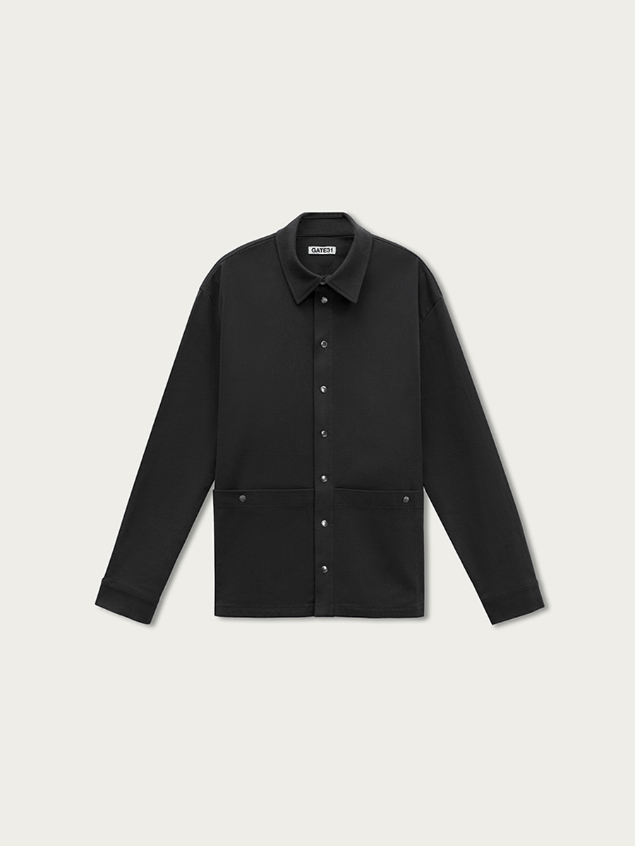 

Рубашка Артур с накладными карманами, Черный