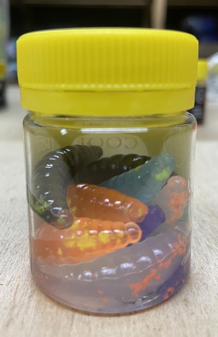 Форелевая силиконовая приманка COOL PLACE MAGGOT 1.6  цвет МИКС 1 (КРОШКА)  СЫР