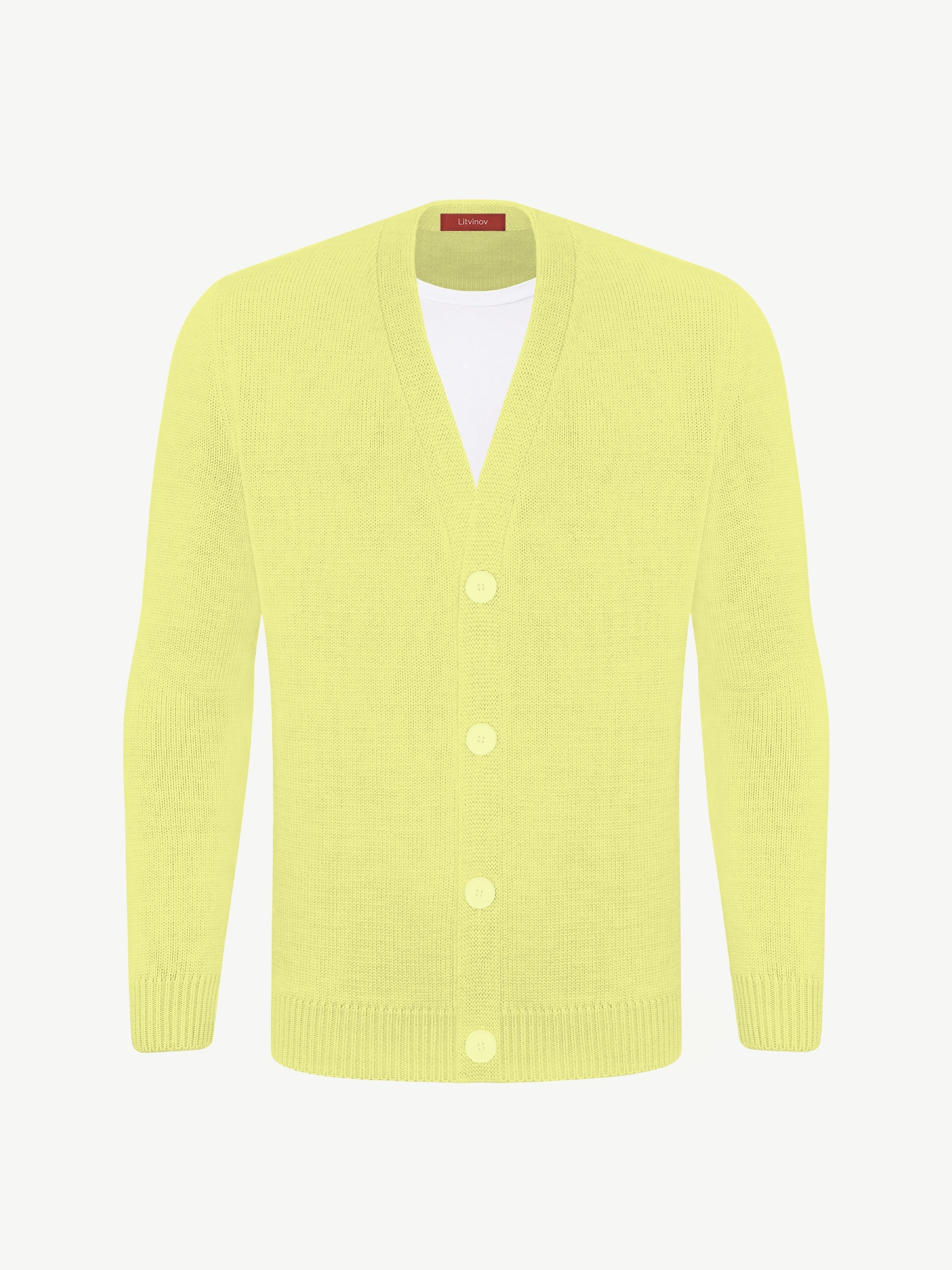 Кардиган с пуговицами из экохлопка