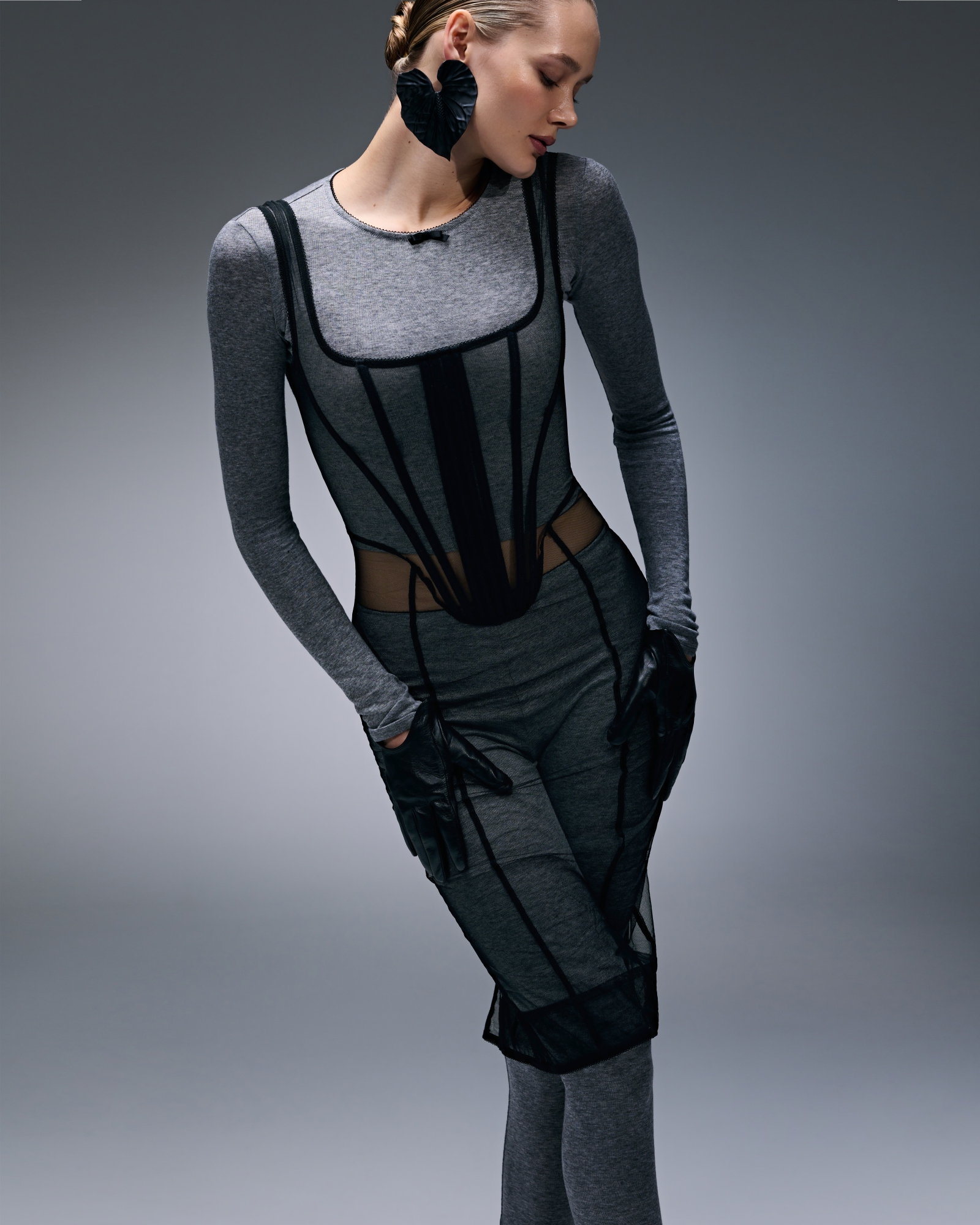 Лонгслив Grey Base