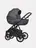Коляска 2 в 1 Riko Basic Montana Ecco цвет 24 Graphite (графит)